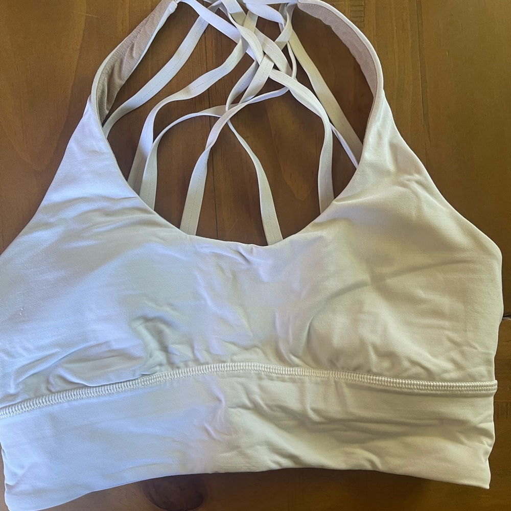 White lululemon bra